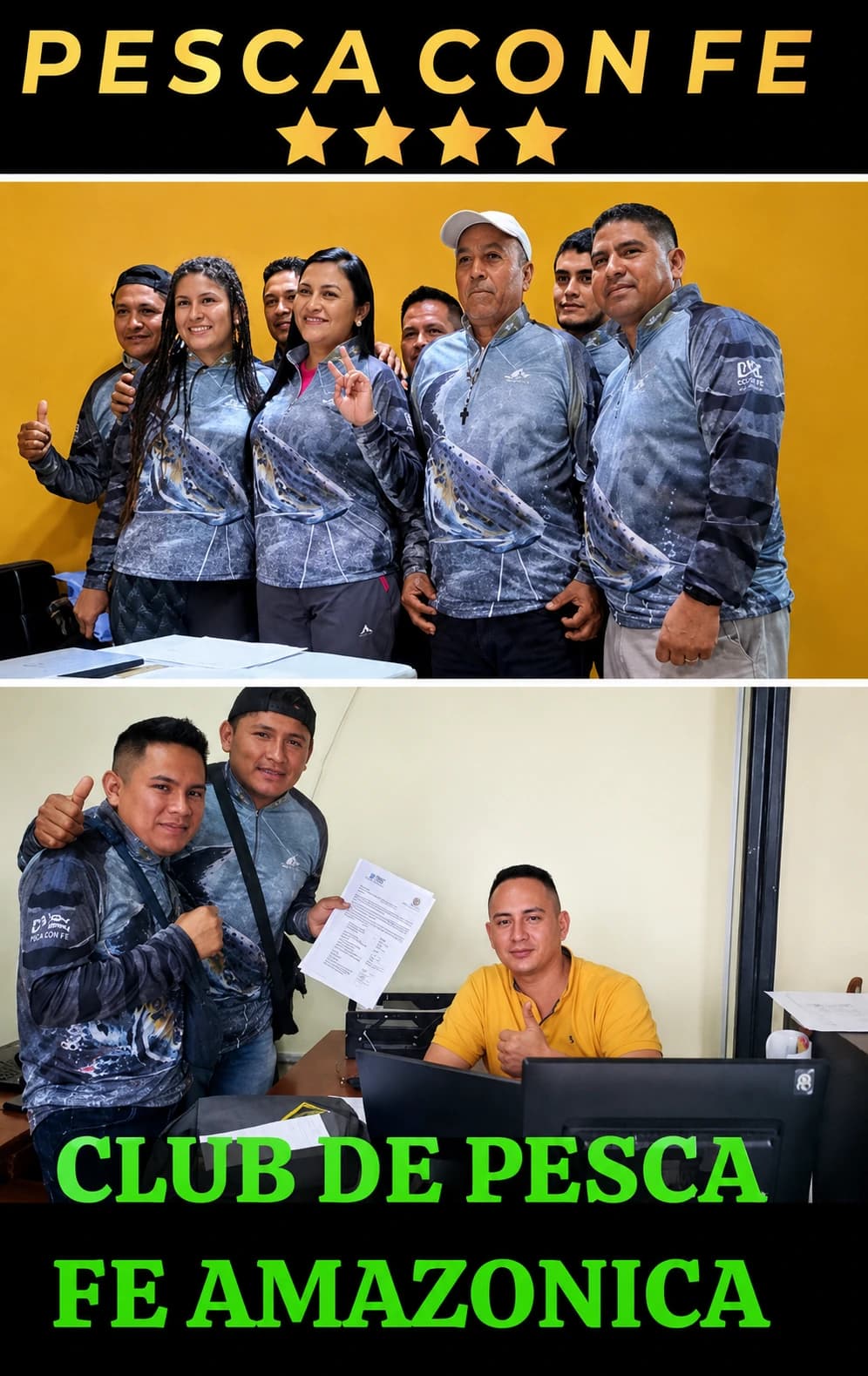 Oficialización del Club de Pesca Fe Amazónica