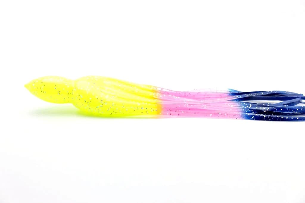 Falda de Silicona para Curricán (Amarillo, Rosa y Azul Escarchado)